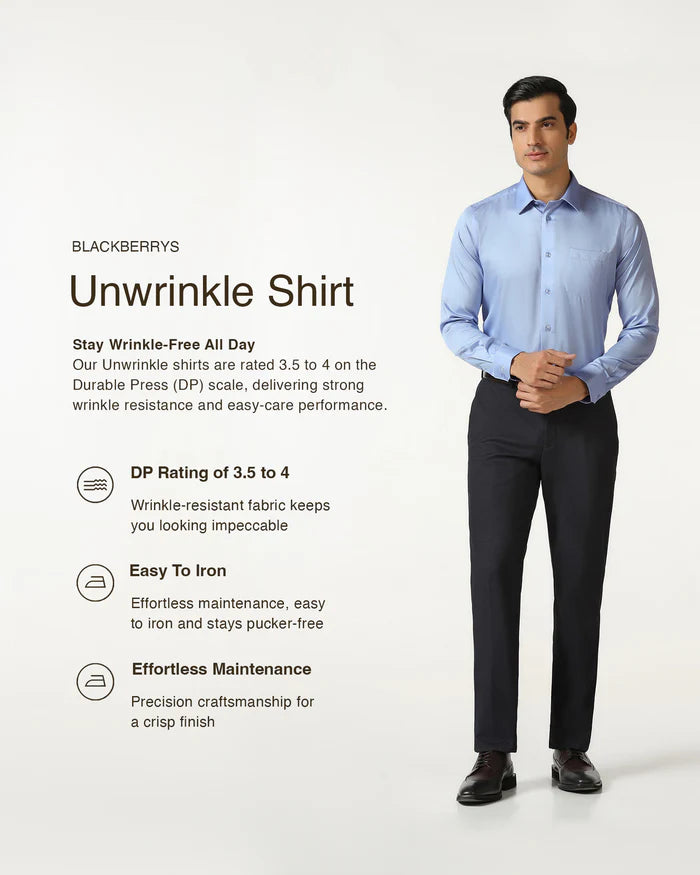 Blackberrys Unwrinkle Shirt - Sailor Blue