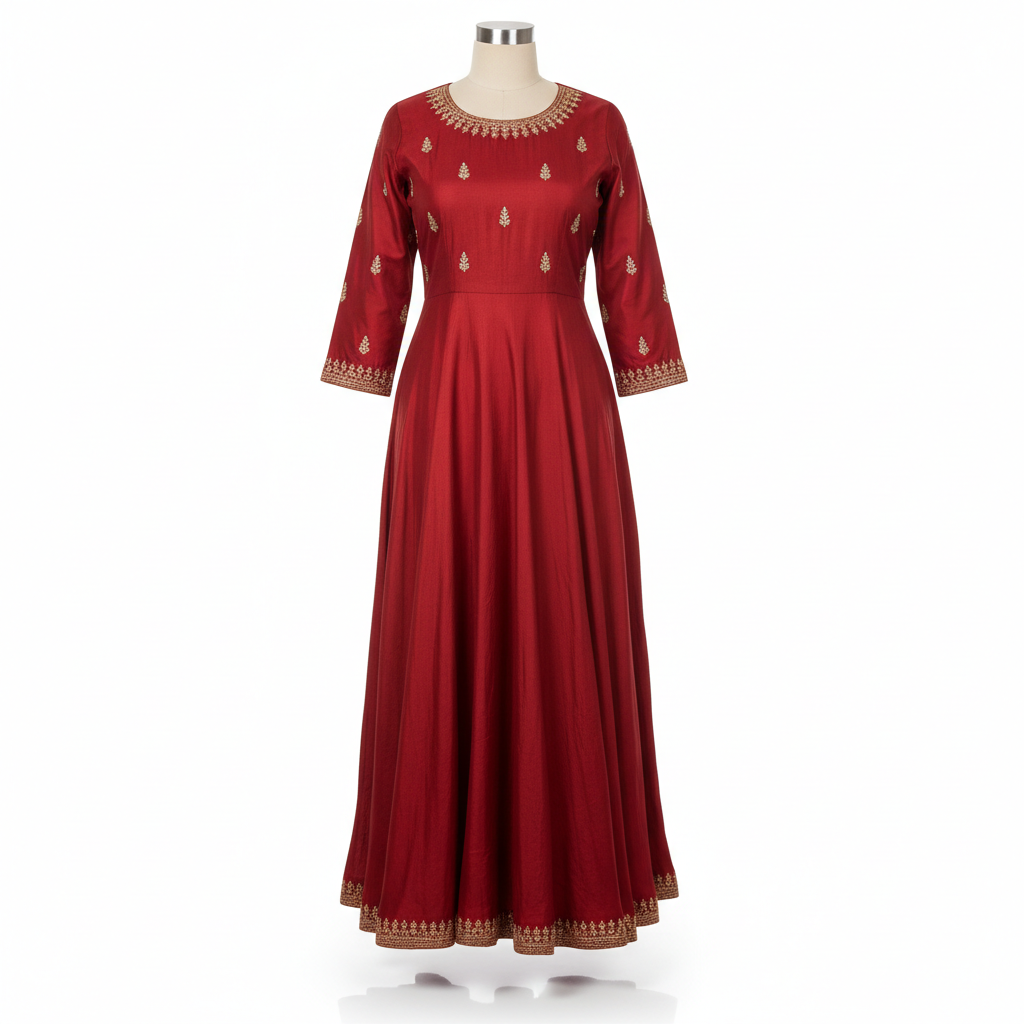 Women's Elegant Red Kurta