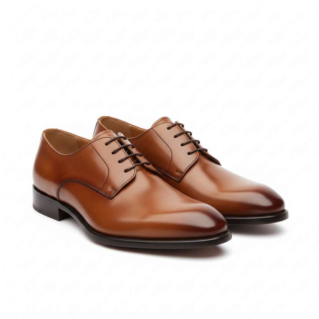 Men's Brown Leather Formal Shoes